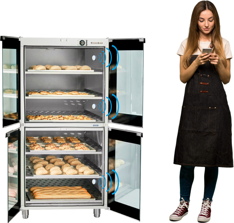 Контроль температуры и влажности в расстоечном шкафу