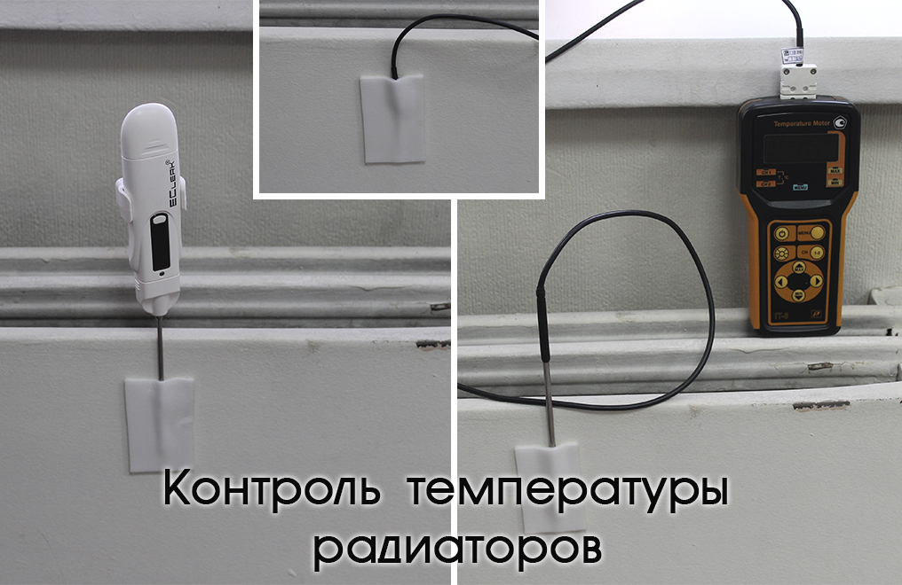 Контроль температуры радиаторов