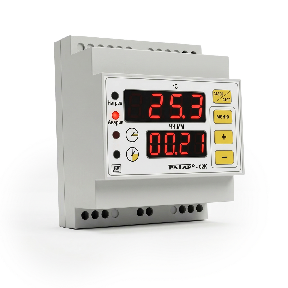 Терморегулятор Ратар-02К со встроенным таймером для саун и фитобочек