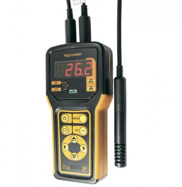 Переносной электронный термометр IT-8-RHT с выносным датчиком.  Термометр-гигрометр портативный