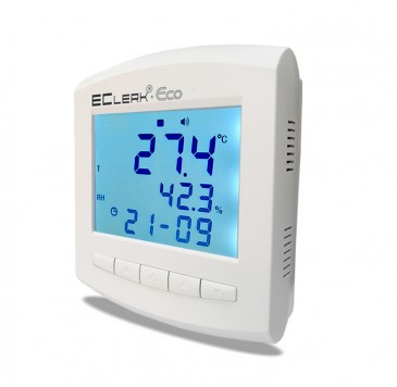 Измеритель-регистратор EClerk-Eco-M-RHT-11 температуры и относительной влажности воздуха, с дисплеем