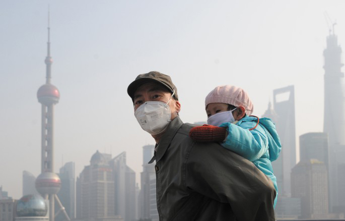 Загрязнение воздуха стало огромной проблемой в Китае, Индии